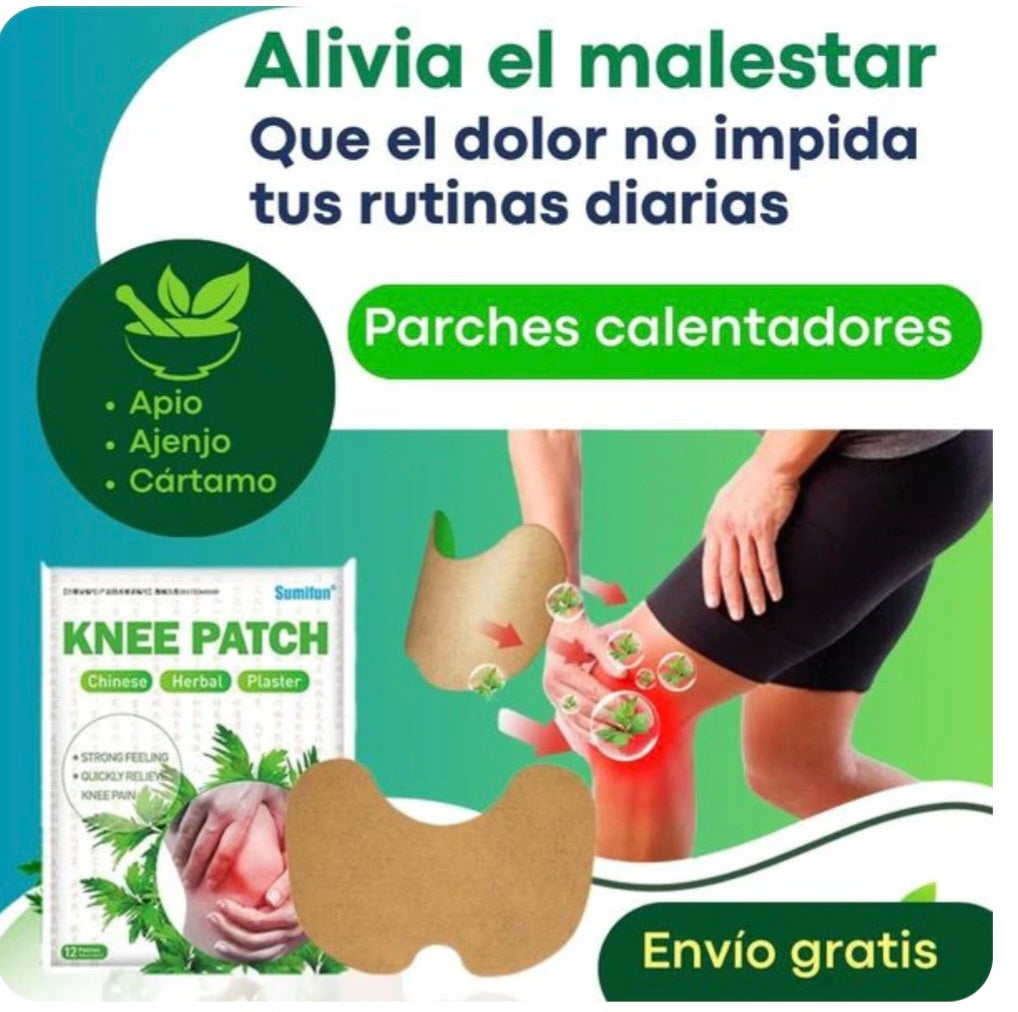 TRIPACK CAJAS PARCHES RODILLAS X3