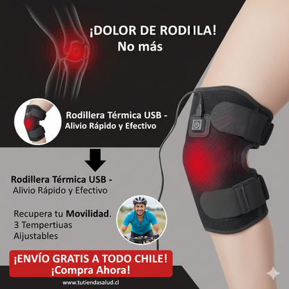 rodillera termica- terapia de calor