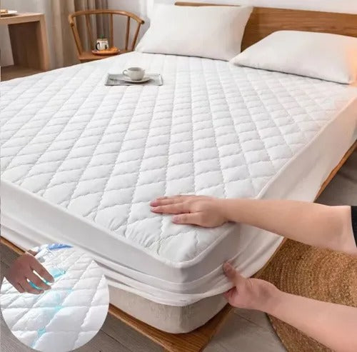 CUBRE COLCHON IMPERMEABLE